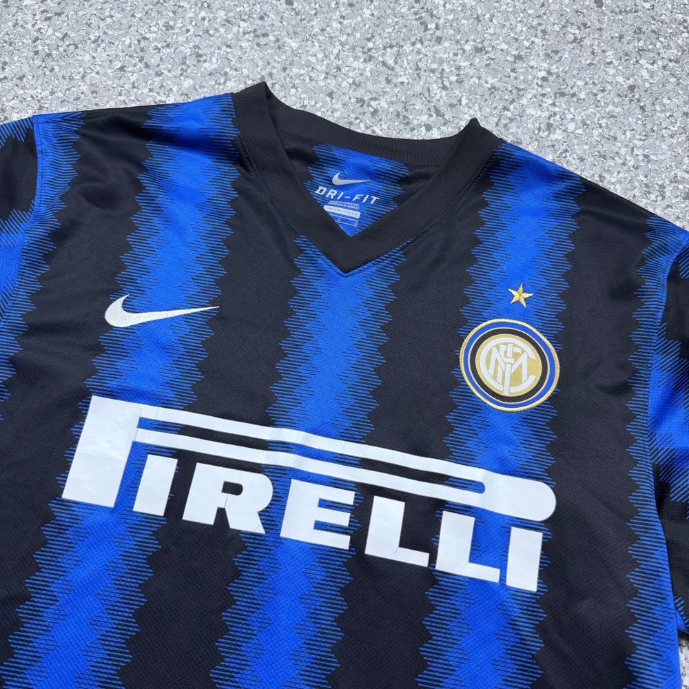Nike Inter Milan Home Jersey Men's Large Blue 2010-2011 Season Soccer
